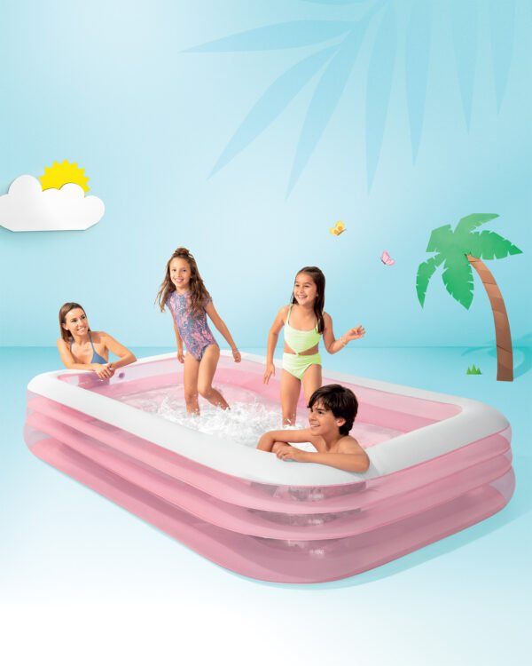 Pink Swim Center Inflatable Family Pool