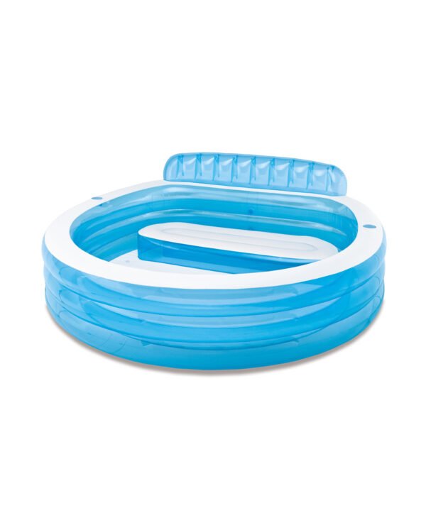 Swim Center Round Inflatable Family Lounge Pool - Image 4