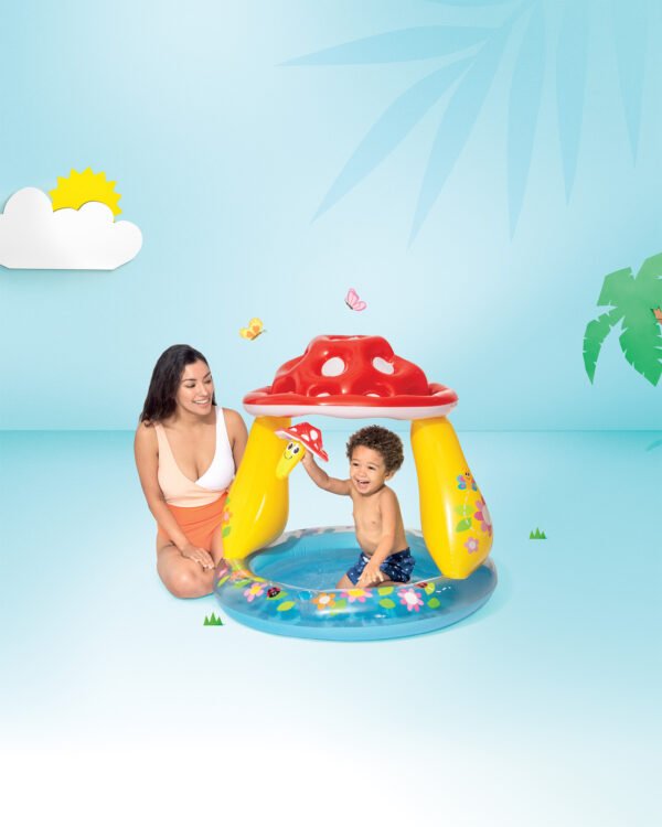 Mushroom Inflatable Kiddie Pool - Image 5