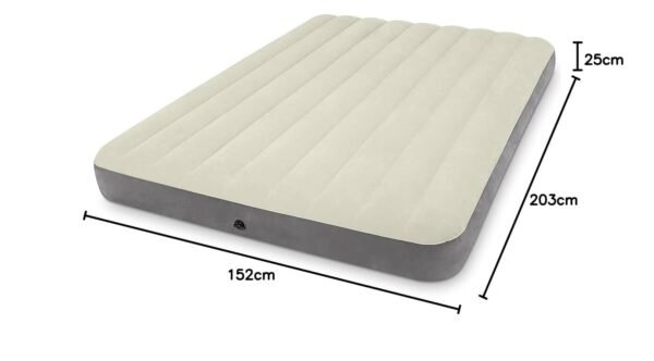 Intex Deluxe Single High Airbed, Queen Size, Grey - Image 3